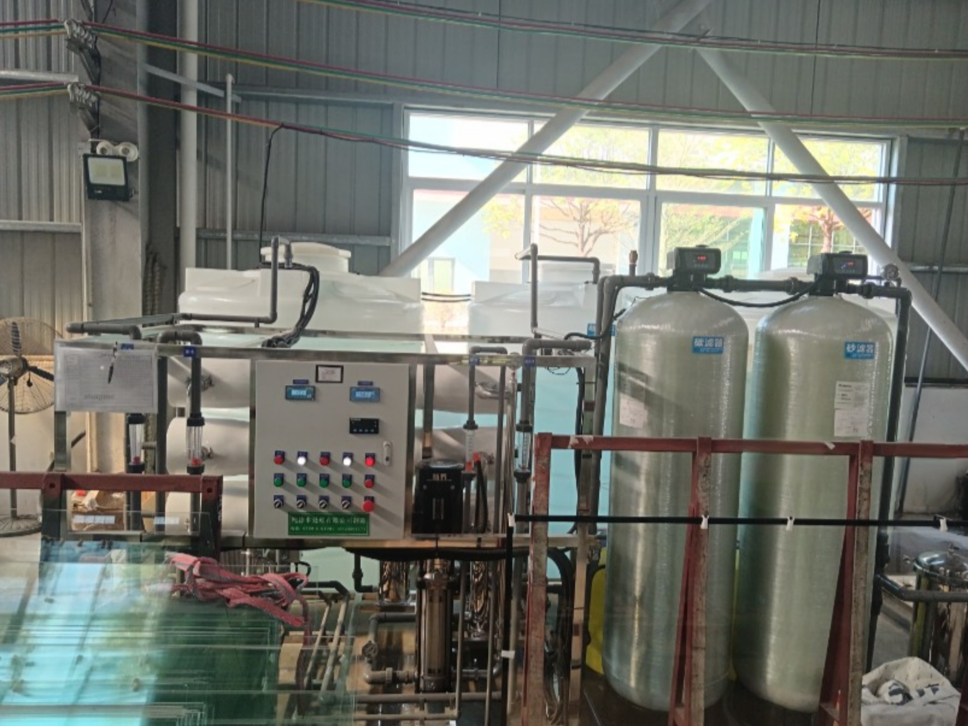 玻璃行业纯水设备合作案例